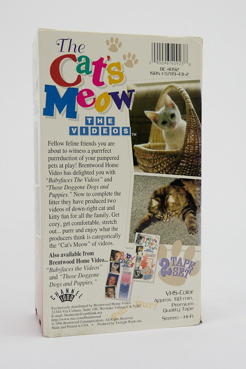 The Cats Meow VHS Tape