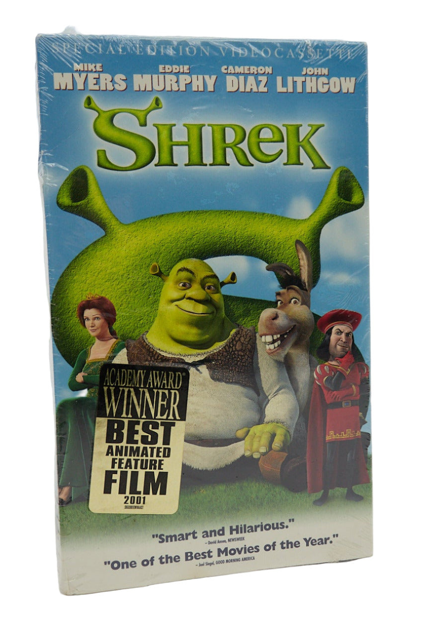 Shrek 2001 Special Edition Extended Ending Sealed VHS Tape
