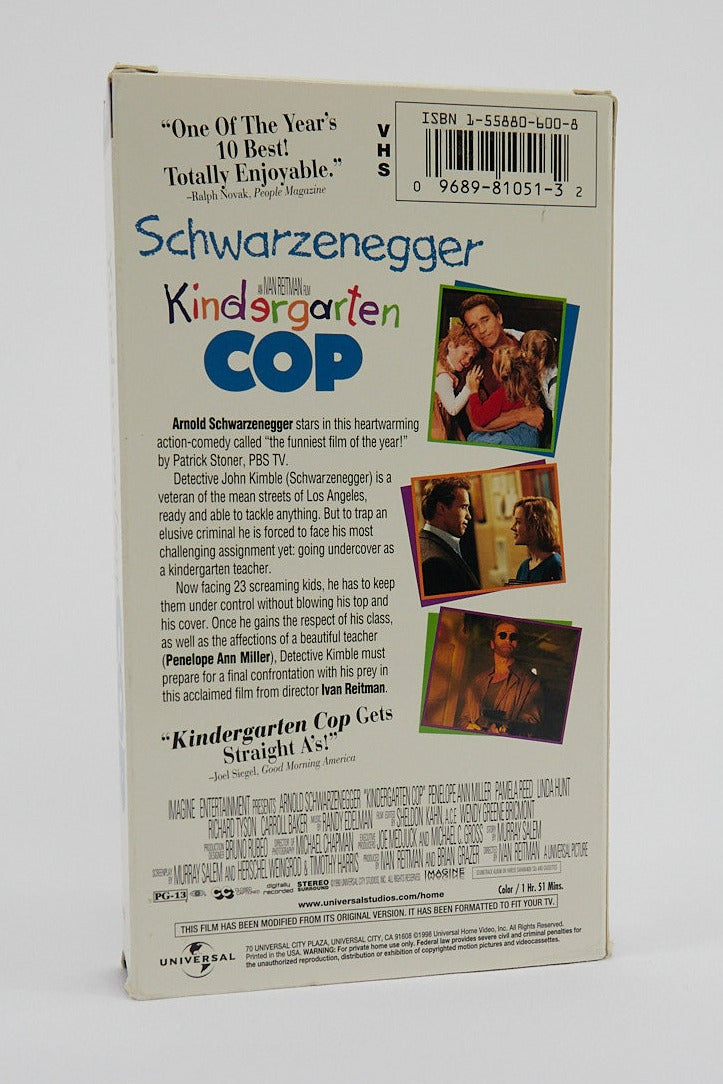 Kindergarten Cop VHS Tape