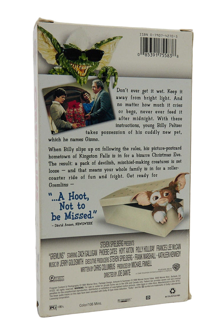 Gremlins VHS Tape