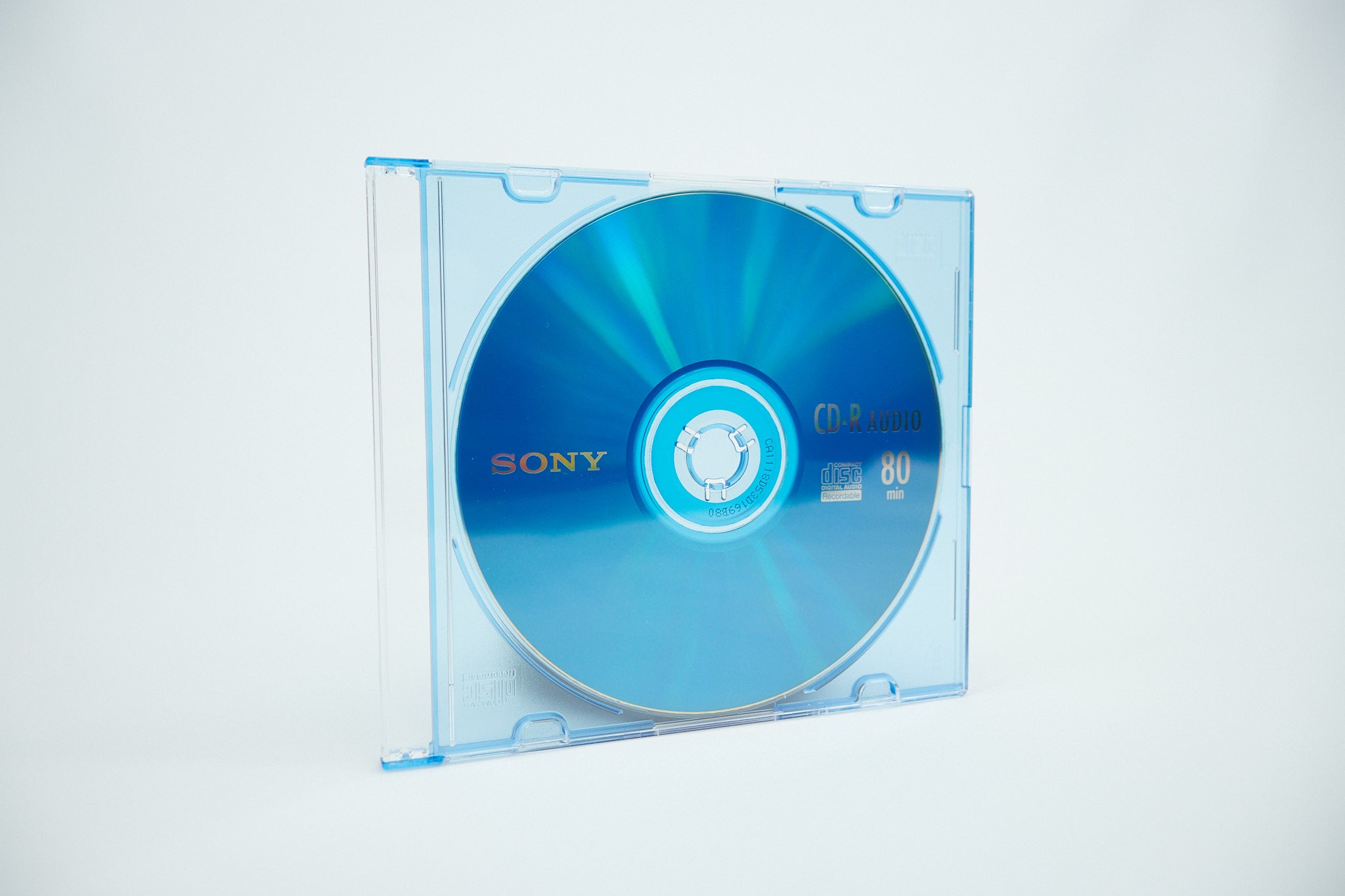 Sony CD-R Audio Music Single Disc Recordable In Blue Slim Jewel Case