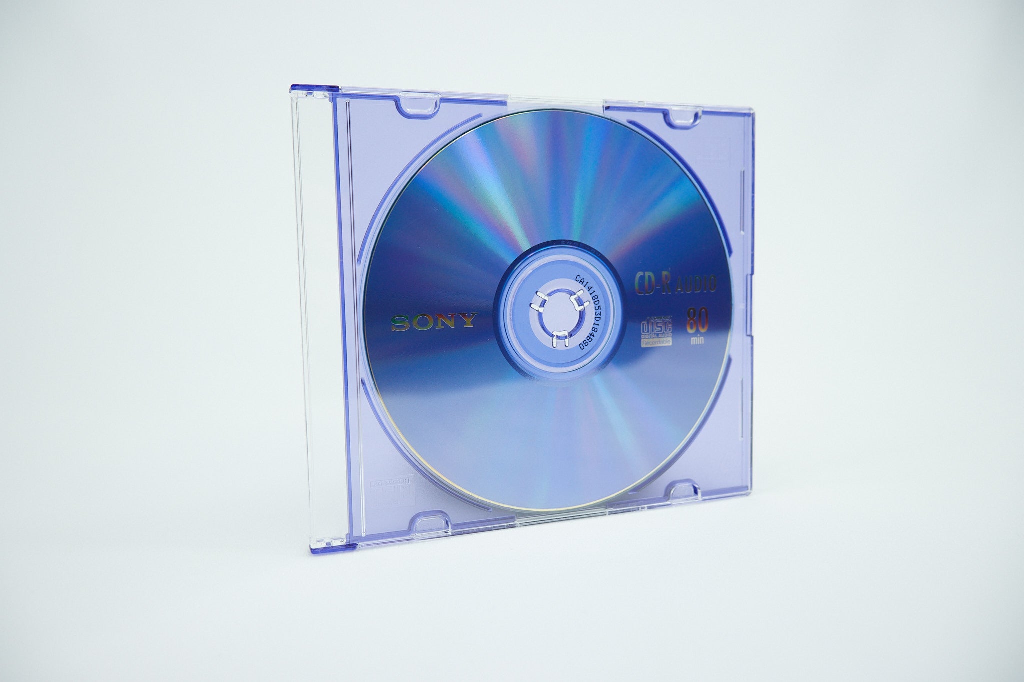 Sony CD-R Audio Music Single Disc Recordable In Violet Slim Jewel Case