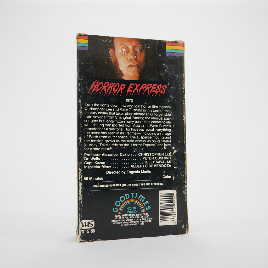 Good Times Home Video Horror Express VHS Tape