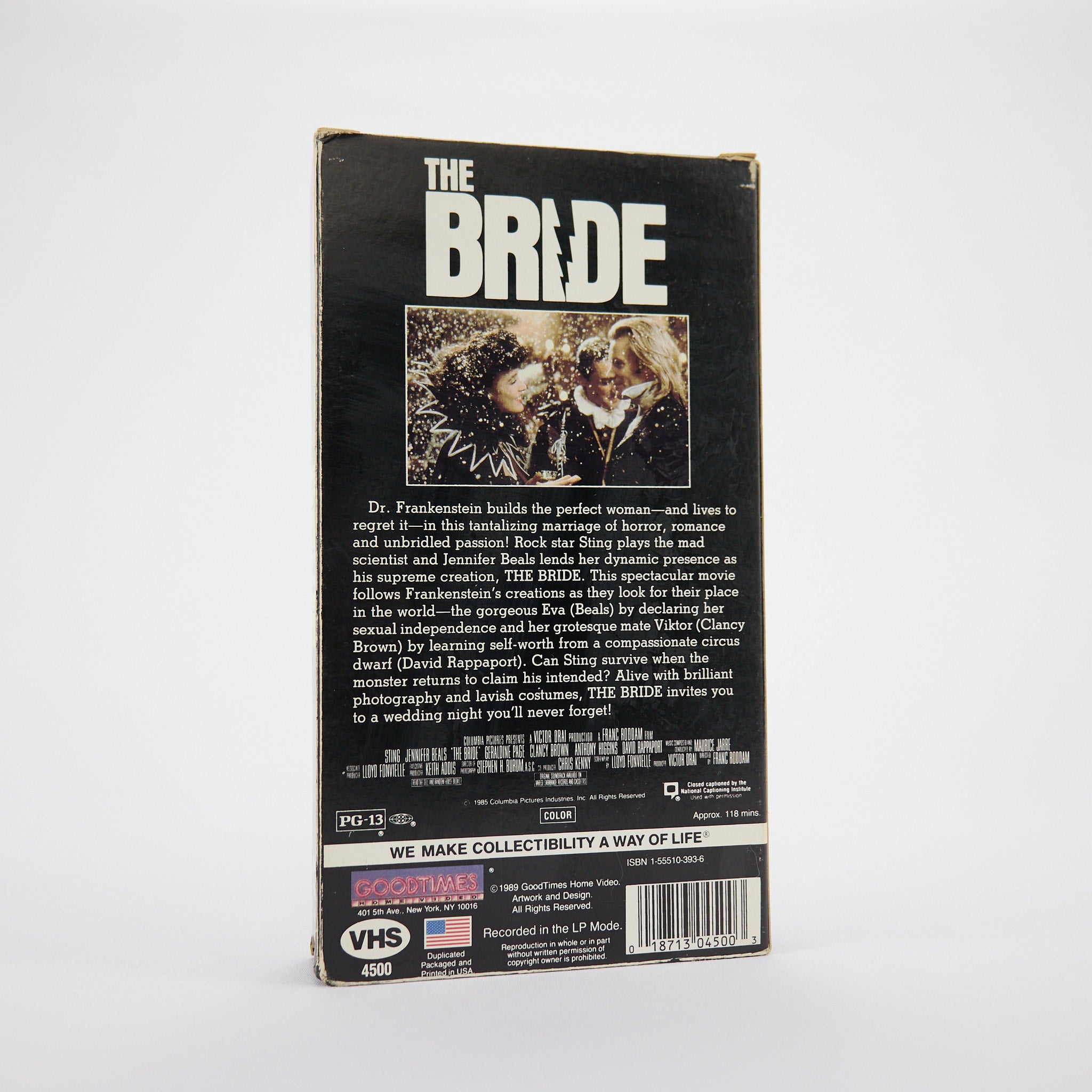 The Bride VHS Tape