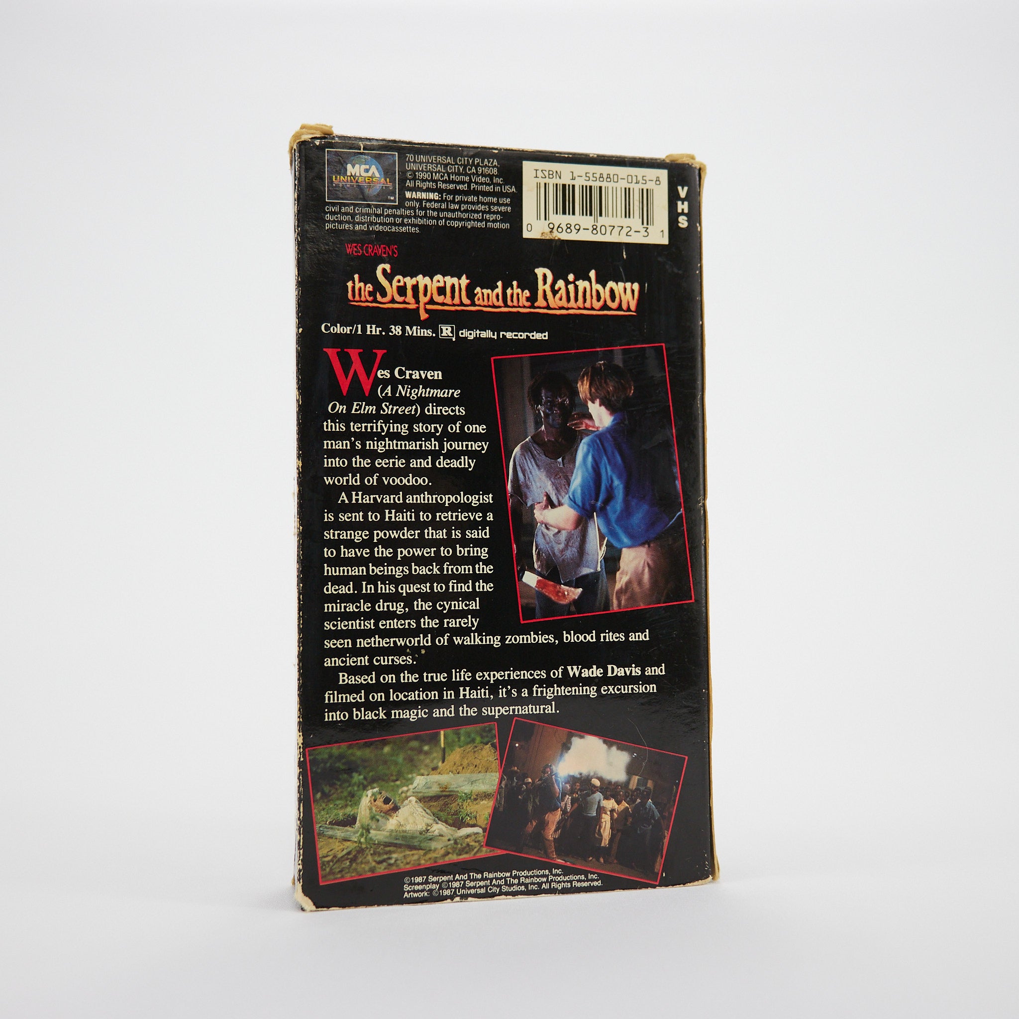 The Serpent and The Rainbow VHS Tape