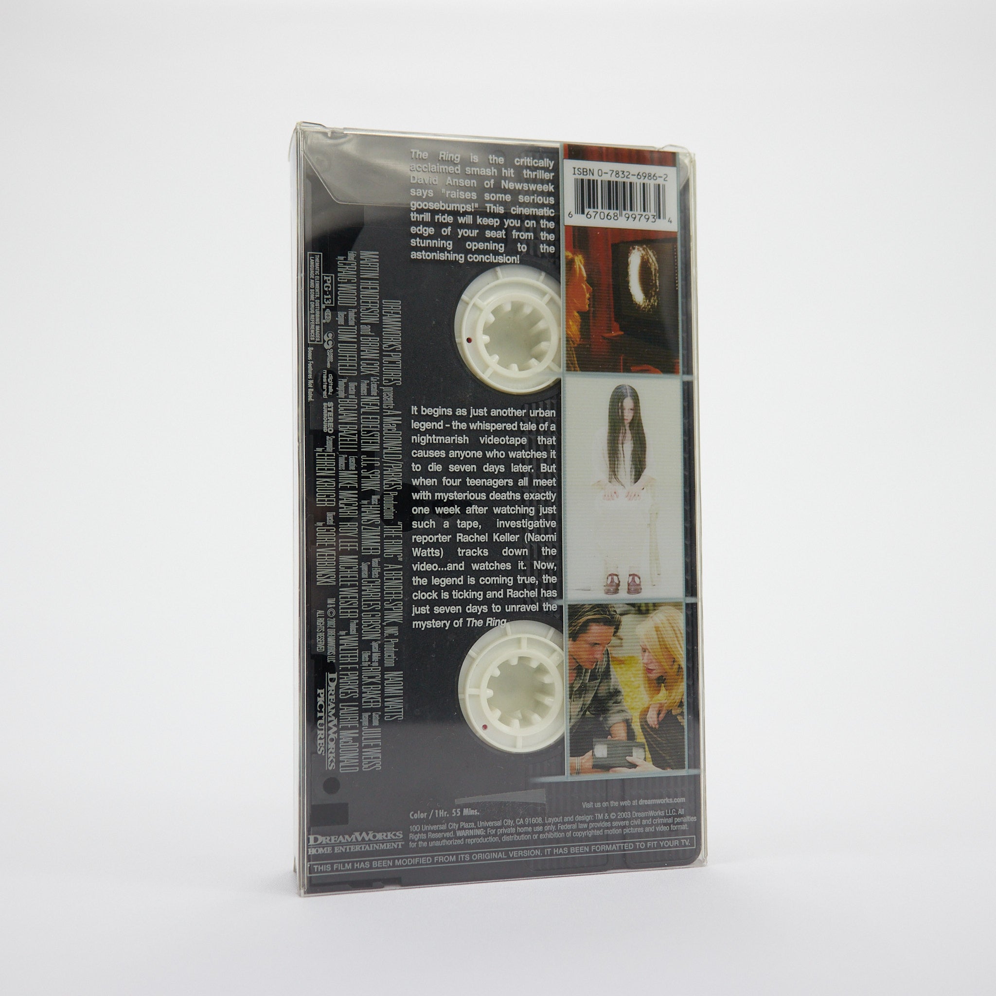 The Ring VHS Clear Case