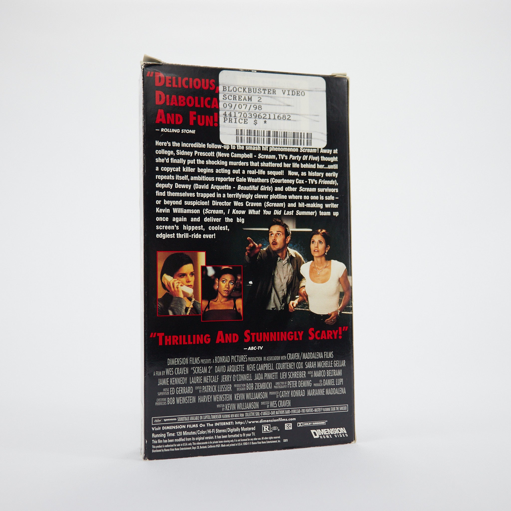 Scream 2 VHS Tape