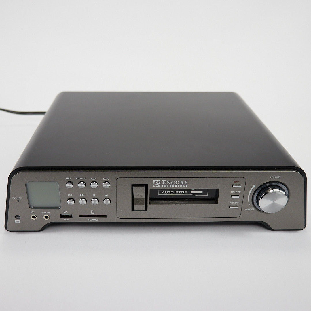 Encore Technology 5500 Deluxe Stereo Cassette System - Vintage Dual Cassette Deck