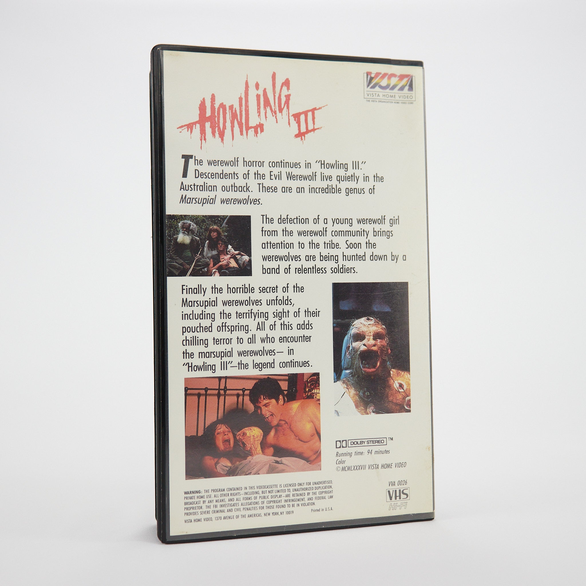 The Hammer Collection The Plague of the Zombies VHS Tape