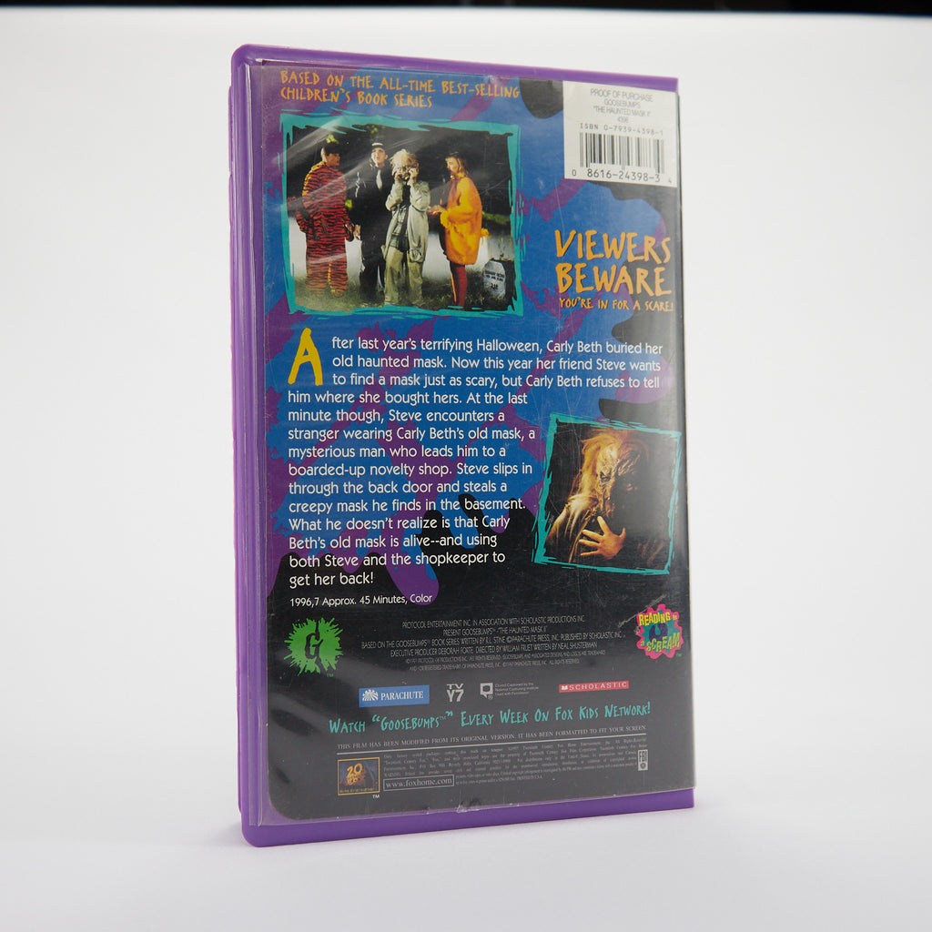 Goosebumps The Haunted Mask II VHS Tape